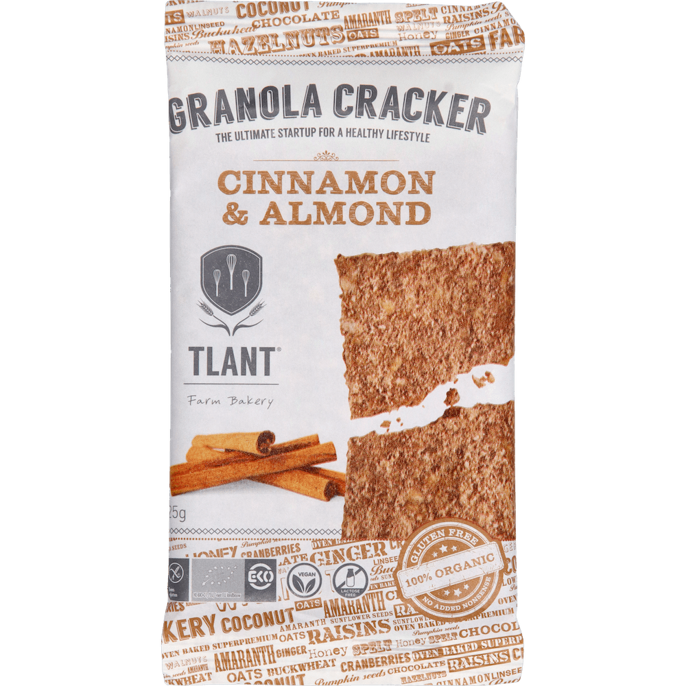 Granola Crackers Cannelle Amande - Tlant